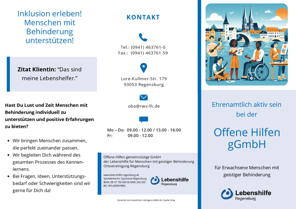 Offene Hilfen Flyer
